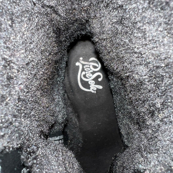 Pure Sole black “Darlin” lace up ankle boot - Picture 5 of 7